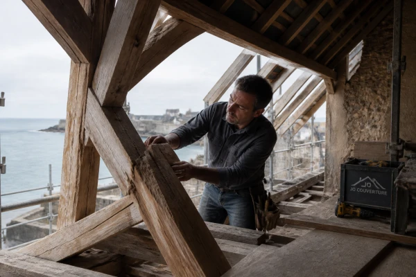 Charpente bois Saint-Malo