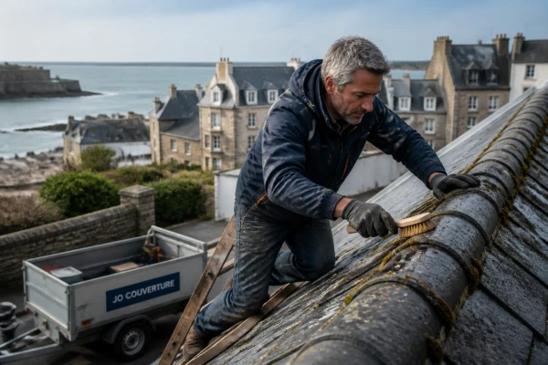 Démoussage et nettoyage de toiture Saint-Servan